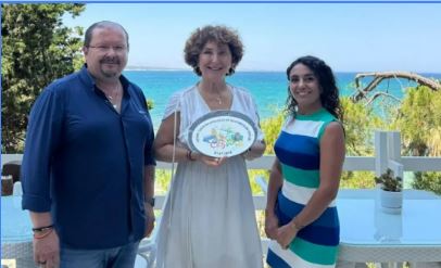 ÇEŞTOB Başkanımız Sayın Orhan Belge üyemiz Marina Sahil Otel’i Ziyaret etti